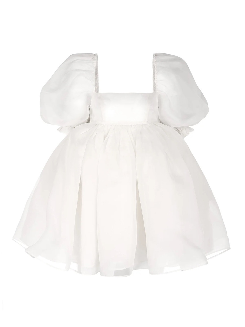 Selkie The Ivory Puff Dress - Picture 1 of 3